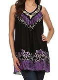 Sakkas Oasis Gauzy Crepe Sleeveless Blouse