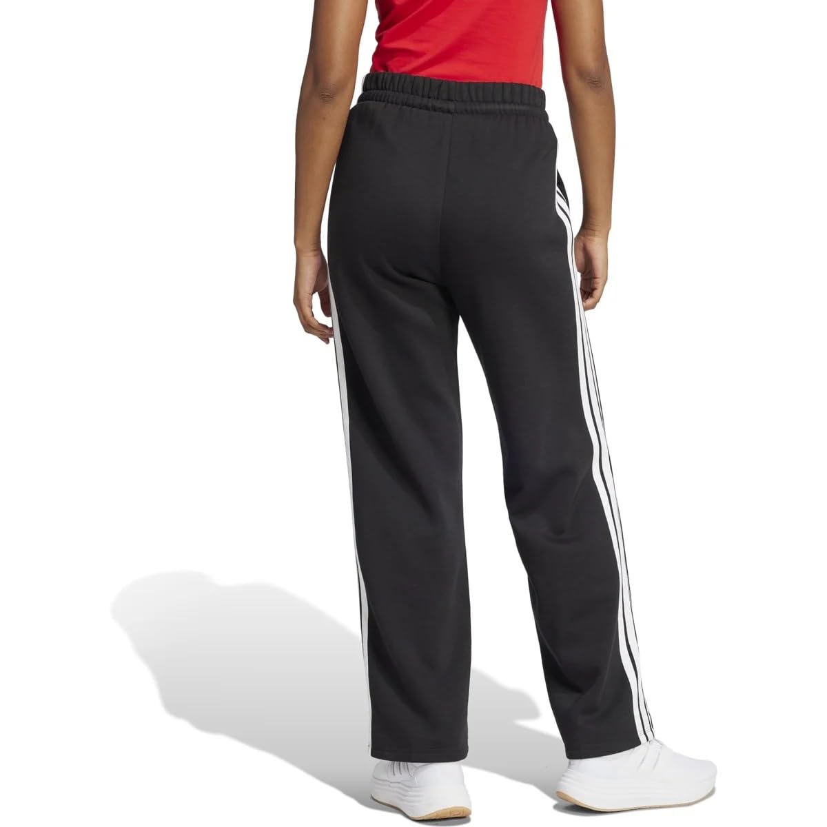 adidas Women's Essentials 3-Streifen Open Hem French Terry Hose