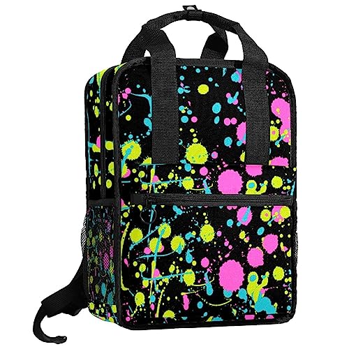 Sac à dos pour garçon motif graffiti multicolore avec bretelles réglables
