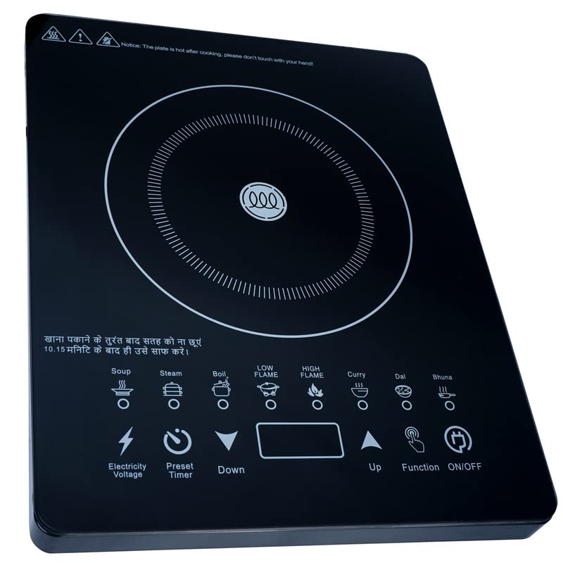 REZEK 2000 Watt Electric Induction Stove Cooktop with Touch Button