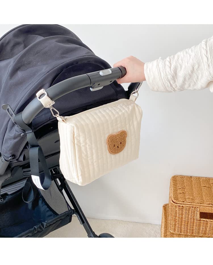 Miniatura 2 de Bolsa de maquillaje estética para mamá, pequeña bolsa de cosméticos para mujeres, bolsa de maquillaje de viaje (tigre)