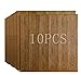 10 sztuk imitacja drewna 3D tapety ścienne, DIY panele dekoracyjne efekt drewna samoprzylepna ściana do kuchni pokoje salon łazienka (Color : Brown)