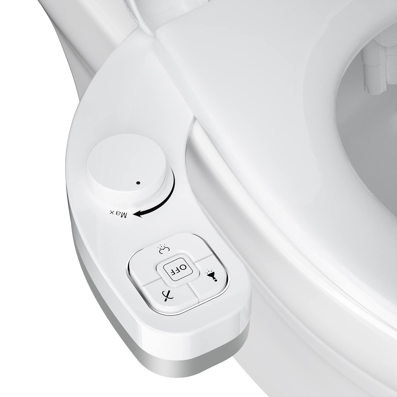 Ldhsjh Men's D Automatic Nozzle Attacht Cleanser Bidet Seat, Adjustable, Lightweight, Urable, Portable, User-Friendly, Compact, Self, Cleaning, Non, Electric, Toilet
