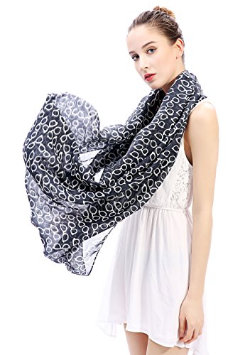 Lina & Lily Sunglasses Print Women's Infinity Scarf Lightweight4
