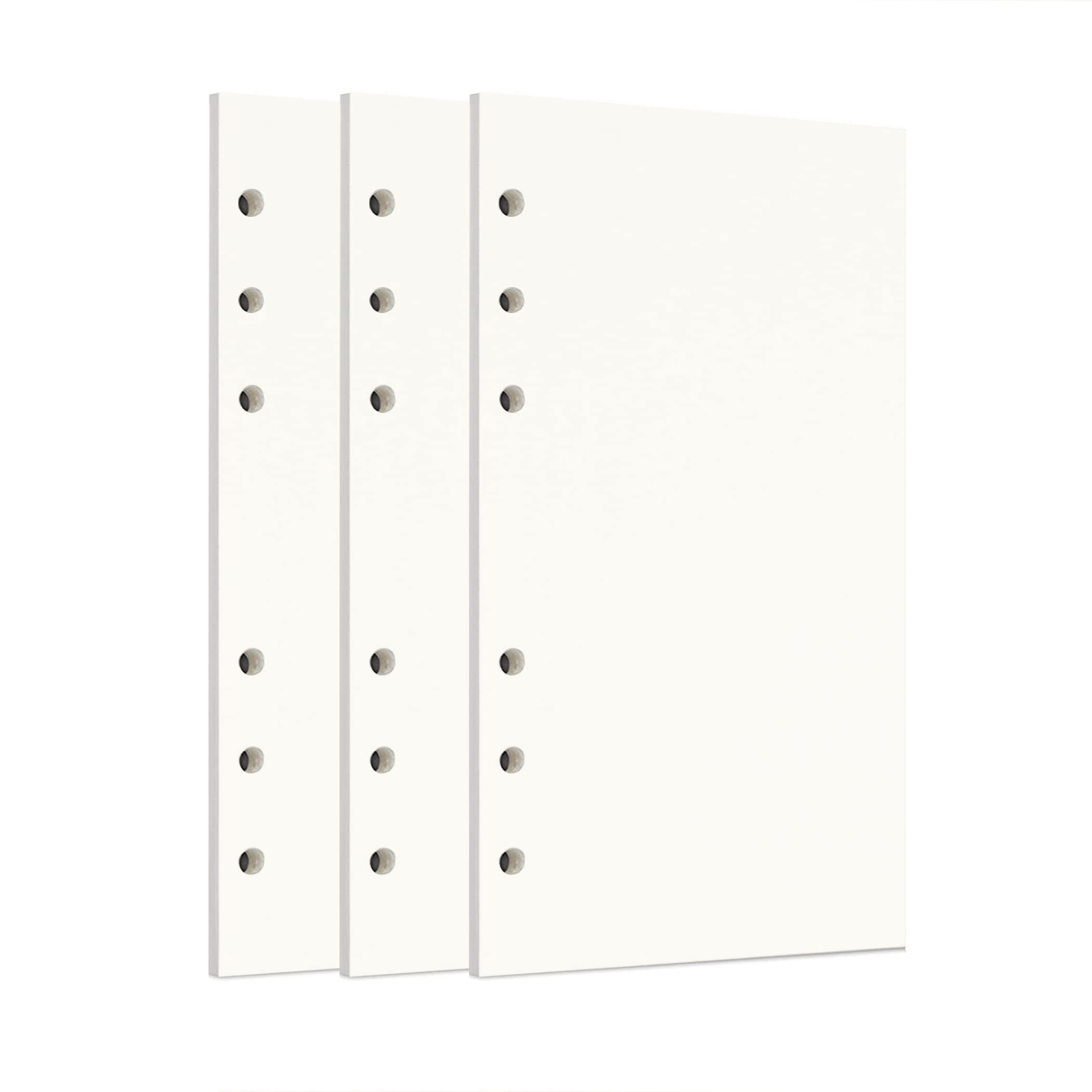 Fogli A5 Per Taccuini 6 Anelli - 100 Fogli/200 Pagine, Righe, Carta 120gsm, Avorio - Foto 7