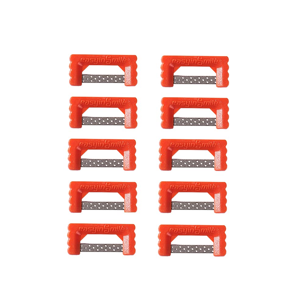 Easyinsmile Dental IPR Strip System 10PCS Orthodontic Interproximal Reduction Enamel Kits (B/Multi-Color)