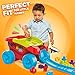 Mega Bloks Shape Sorting Wagon building set with 1 wagon and 25 big building blocks, toy gift set for ages 1 and up