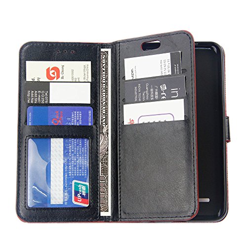 [ El Lumiere Louis Wallet Case for LG Stylus 4, Stylo 4 ] Multi-Card Slot Wallet Case [Drop Protection] Premium Leather [Kickstand Feature] (L-White) - Thumbnail 3
