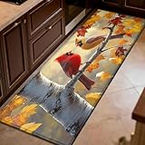 【Polyvalent et multifonctionnel】: Tapis antidérapant à poils courts (9 mm) pour cuisine, buanderie, couloir, bureau, maison de campagne ou devant l’évier – facile à laver et parfait comme cadeau pratique et décoratif pour vos proches