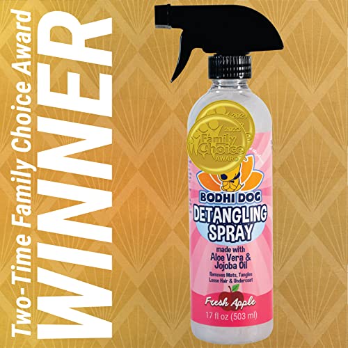 New Natural Apple Detangling Spray | Remove Tangles While Dematting Dog And Cat Fur And Hair | Soothing Lotion With Conditioning Qualities - Made In Usa #TOP1