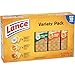 Lance Sandwich Crackers, Captain's Wafers, Variety Pack, 10 Individual Packs, 6 Sandwiches Each