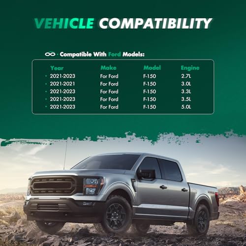 Image of SCITOO Mud Flaps 4PCS suitable for Ford for F-150 2021-2023 front & rear mud flaps splash guard set