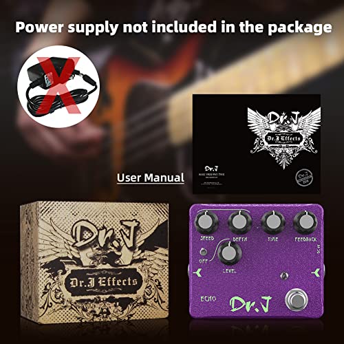 Pédale delay numérique multi-effets JOYO D54 avec modulation et échos précis - 4
