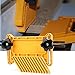 2Pcs Machine Push Linear,Cutting Saw, Woodworking Feather Board Set Router Tables Saws Yellow Carpentry Aid Hand Tool Kit Router Fence feather boards for Table Saw