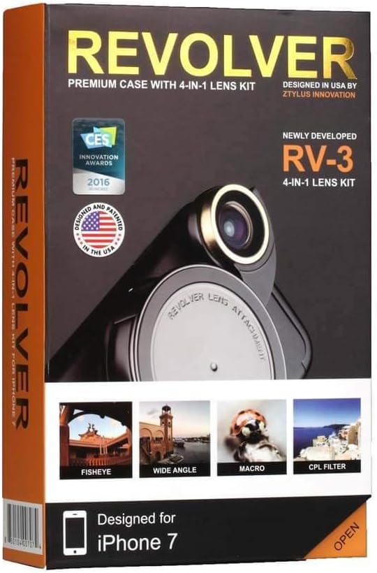 Prоduсt Dеаl Ztylus 4-in-1 Revolver Lens Smartphone Camera Kit for Apple iPhone 7: Super Wide Angle, Macro, Fisheye, CPL, Protective Case, Phone Camera, Photo Video Hоttеѕt Sаlеѕ Ztylus 4-in-1 Revolver Lens Smartphone Camera Kit for Apple iPhone 7: Super Wide Angle, Macro, Fisheye, CPL, Protective Case, Phone Camera, Photo Video