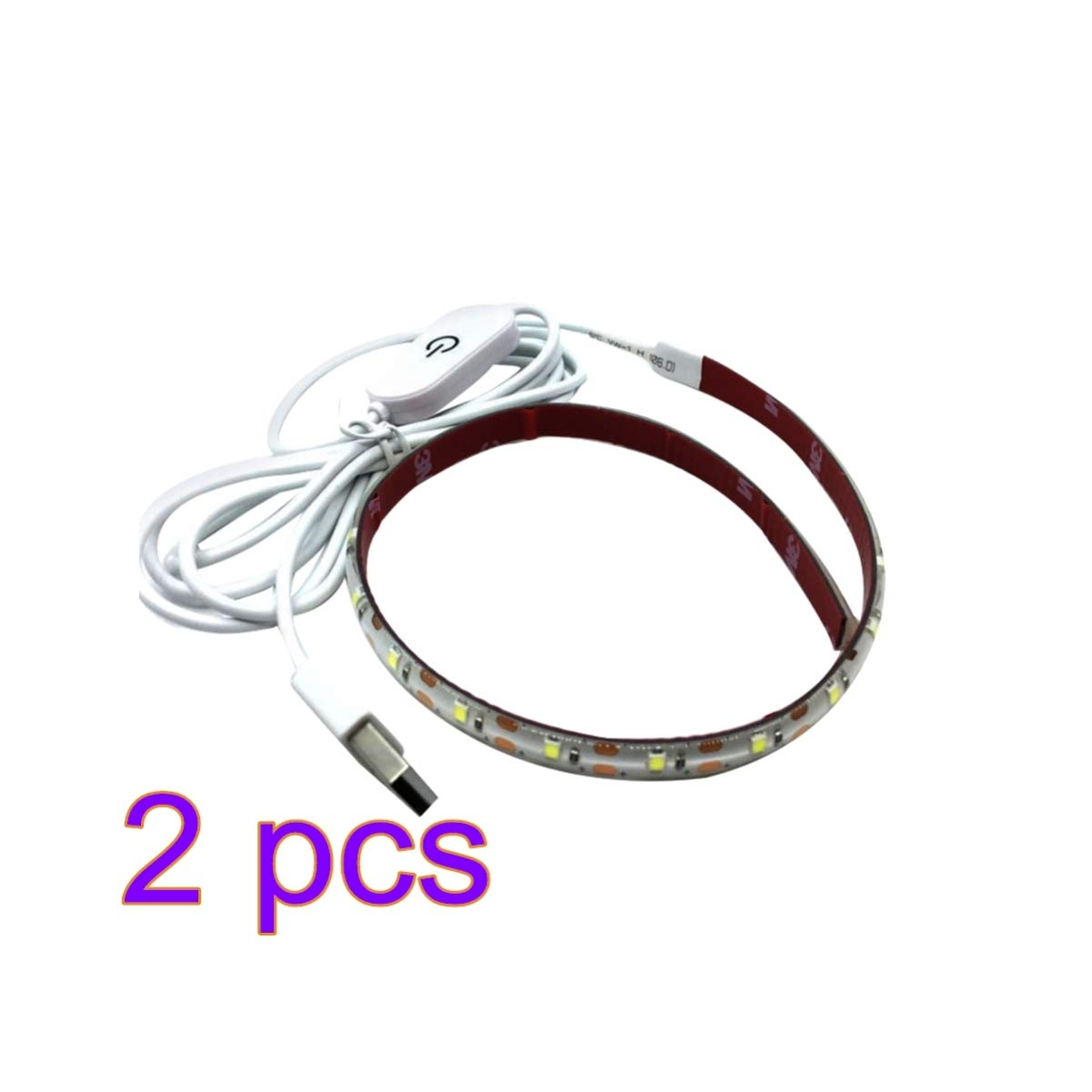 Mobestech 2pcs Sewing Machine LED Light Strips – Self-Adhesive, 2 Meters, 5V USB, 6500K White Light - View #8