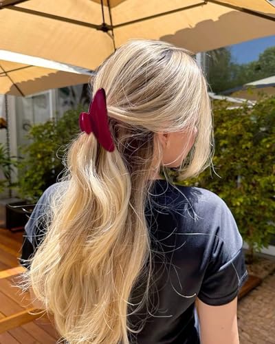 Mesovor Durable Acetate Hair Clips, Two-Tone Color Design