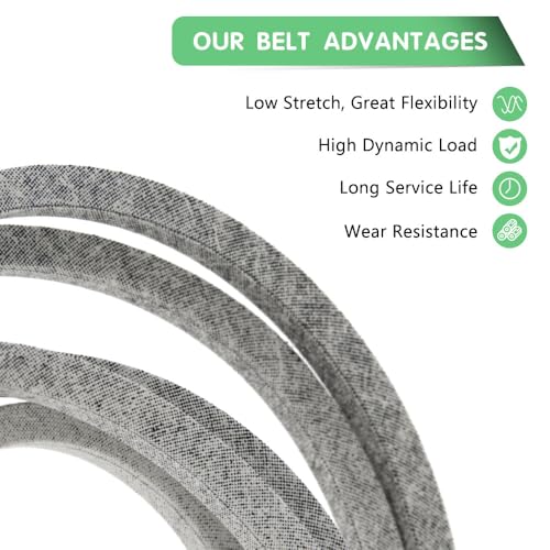 image for Apeixoto 42 Inch Lawn Mower Deck Belt Compatible with John Deere LA100