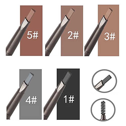 KeyZone Waterproof Drawing Eye Brow Eyebrow Pencil No.2 Light Brown