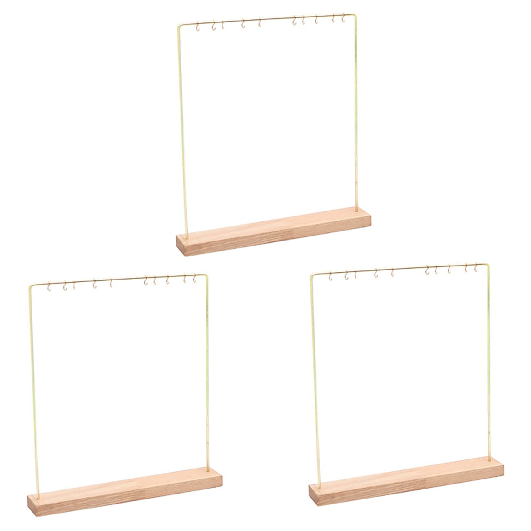 Hndhbfgrt 3X Display Rack Stand Holder Earrings Hanging Organizer Showcase