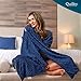Quility Weighted Blanket for Adults - 20 LB Queen Size Heavy Blanket for Cooling & Heating - 100% Cotton Big Blanket w/Glass Beads, Machine Washable Blankets - 60