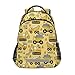 Truck Boys Backpack Yellow Excavator Kids Elementary School Bookbag Travel Rucksack Laptop Bag