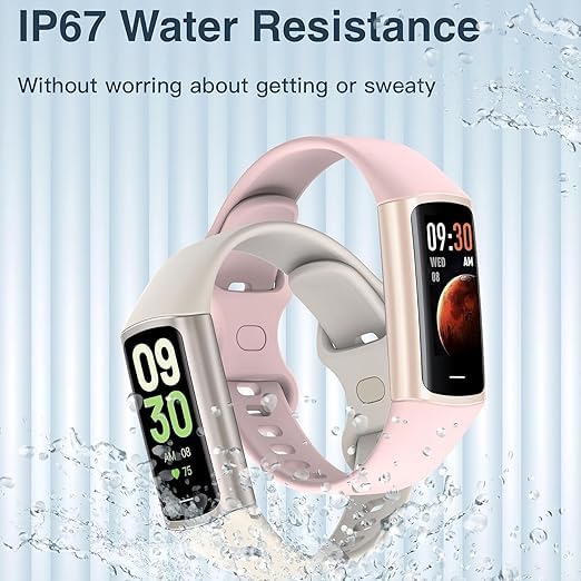 Image of Cubonic New Health Fitness Tracker Watch C68 Smart Bracelet with 1.1 Inch AMOLED Screen Heart Rate Monitor Calories Call Reminder