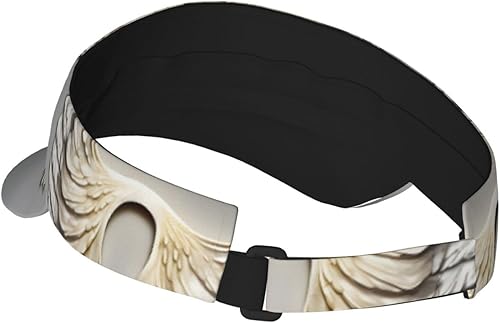 Miniatura 3 de Angel Wing Outdoor Adult Sports Sun Visor Hats Polyester Twill Adjustable Sun Caps for Men Women