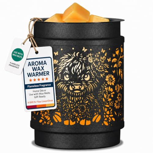 mocosa Metal Wax Melt Warmer Electric Candle Fragrance Burner Highland Cow