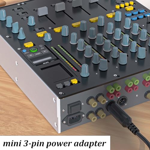 18.5VX2 500mA AC Mini 3 Pin Power Adapter Compatible with Behringer XENYX (502, 802, 1002),PSV3UL, MXVL3 MX602A, UB502, UB802, UB1002, Q502USB, Q802USB, Q1002USB,Eurorack Mixers (FX-18B-MP3) - image 3