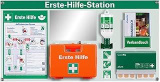 Erste-Hilfe-Station Premium, viel Zubehör nach ASR A4.3/DIN 13157, 94 x 47,5 cm, Art.-Nr. 611100