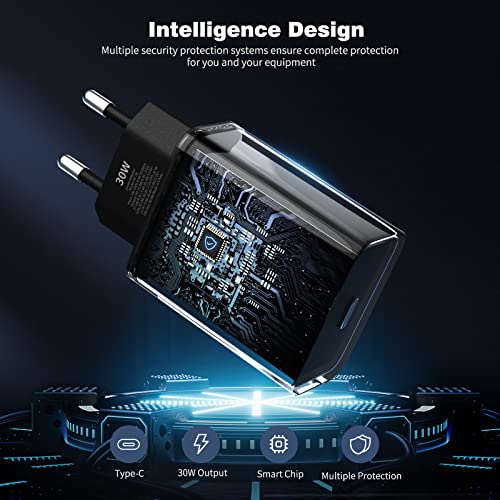 30W USB C Rapido Caricatore per Google Pixel 7a