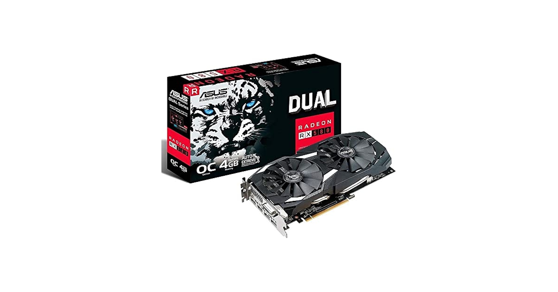 PCパーツ ASUS - ASUS DUAL RX 580 4GB ASUS Dual Radeon™ RX 7600 EVO OC Edition 8GB GDDR6