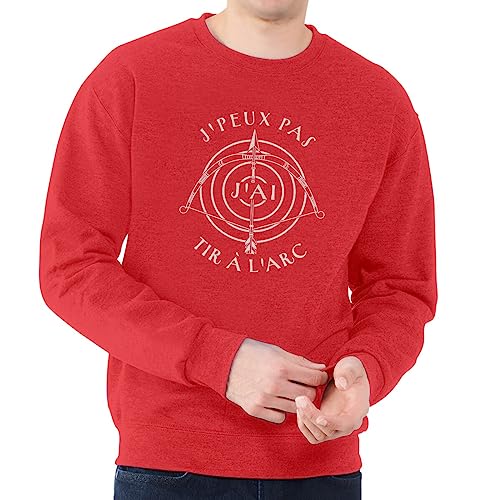 Sweat Homme Tir à l'arc J'Peux Pas J'Ai Archer : Cadeau idéal anniversaire