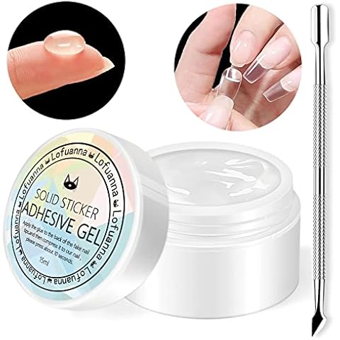 Lofuanna 15 ml Solid Nail Glue Gel Cover