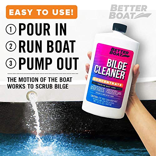 Premium Bilge Cleaner Concentrate For Boats Marine Boat Cleaner Soap Grease Oil Fuel And More #TOP2