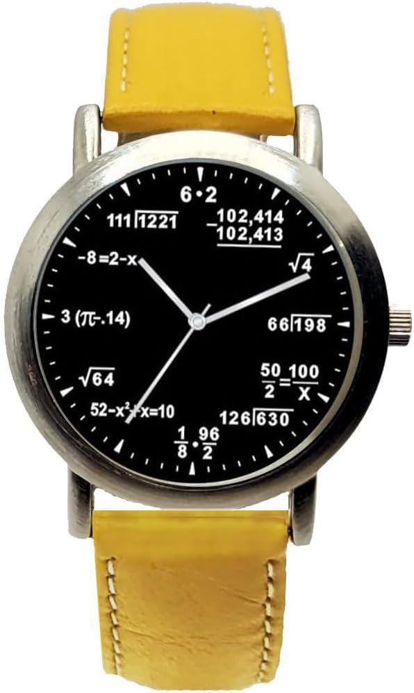 El reloj con esfera matemática muestra ecuaciones Honduras Ubuy