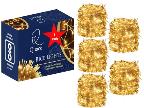 Quace 12 Meter (36 Feet) Decorative 42 Warm White LED String Ligh...