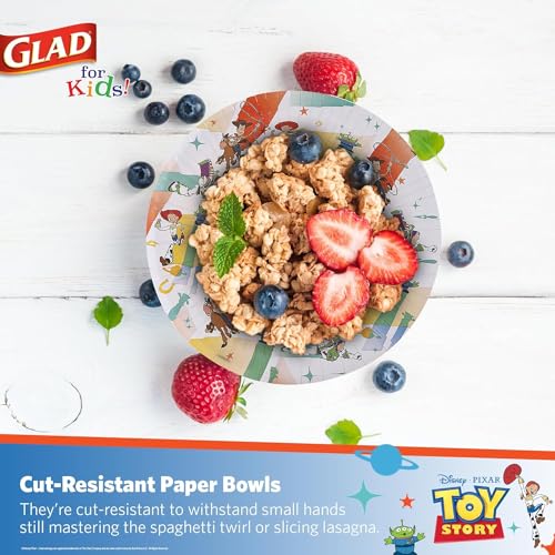 Glad for Kids Disney Pixar Toy Story Disposable Bowls, 12 Oz, 40 Ct, 8-Pk - image 3