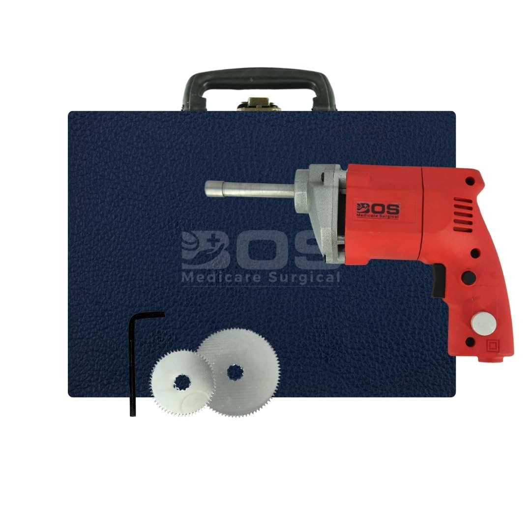 plaster cutter orthopedic machine with 2 Blade With Handle Box (multi color.) One Year Warranty