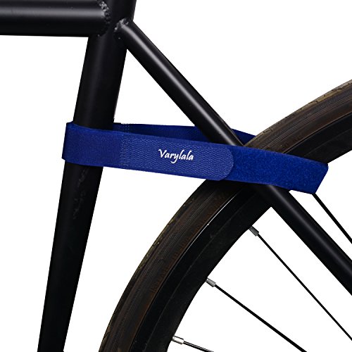 5 Pcs Hook And Loop Securing Straps Tie Downs Fastening Straps (1''X24'', Blue) #TOP3