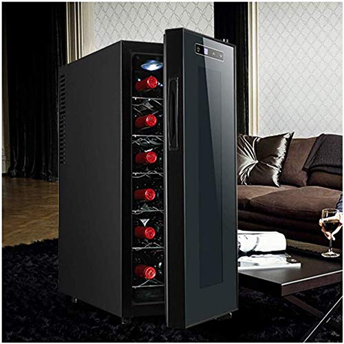 DINGYXIN Multifunktionaler Weinschrank, rot, weiß, Champagnerkühler, Thekenweinkeller, geeignet für Champagnerflaschen, freistehend und eingebaut