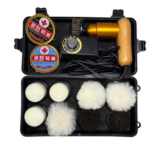 9-Head Electric Shoe Buffer