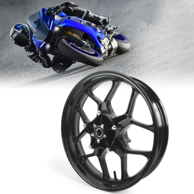 YZF-R1 YZF-R1S YZF-R1M YZF-RN32 jante avant roue moto noir brillant 2015-2022