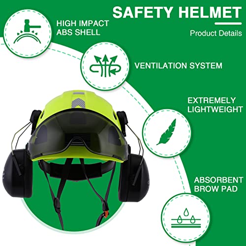 Casco de seguridad con visor y protección auditiva miniatura 3