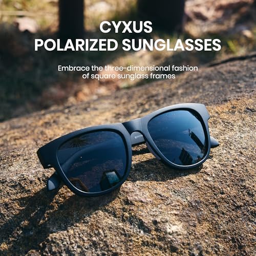 Cyxus Vintage Polarized Sunglasses for Men Retro Oval Frame UV Protection Sun Glasses3