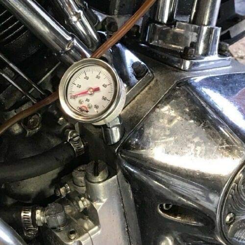 Diy Cycle Parts SS 60 BLACK RR Harley Oil Pressure Gauge & Rr Mount Shovelhead Evolution Big Twin Ss 60 Black thumb #3
