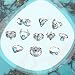 Imagen de Rubu22a Juego de 11 anillos geométricos bohemios de color turquesa para mujer