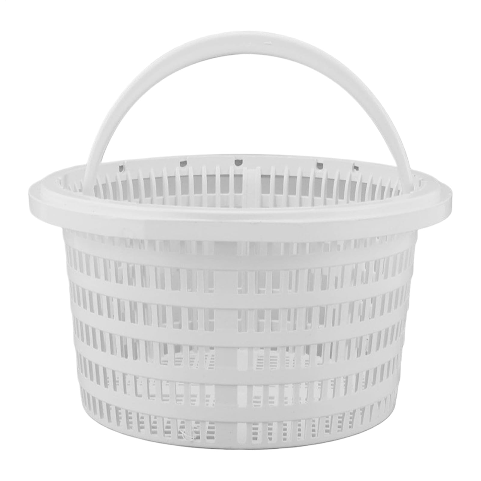 19 x 14,5 x 11 cm, Cesta para Skimmer de PVC, Cesta de Filtro, Filtro para Piscina, Filtro para Cesta de Piscina, Skimmer con asa para Eliminar Hojas y Suciedad