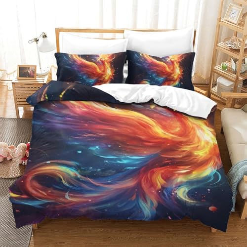 Housse de couette Phoenix 3D en microfibre pour chambre d'enfant - 2